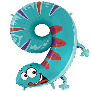 Fooliumist õhupall "HAPPY BIRTHDAY 4" ümmargune