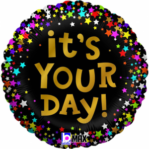 Fooliumist õhupall "HAPPY BIRTHDAY 4" ümmargune