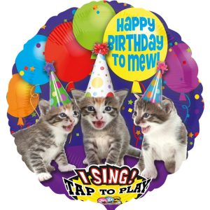 Foil balloon "HAPPY BIRTHDAY TO YOU"  with music