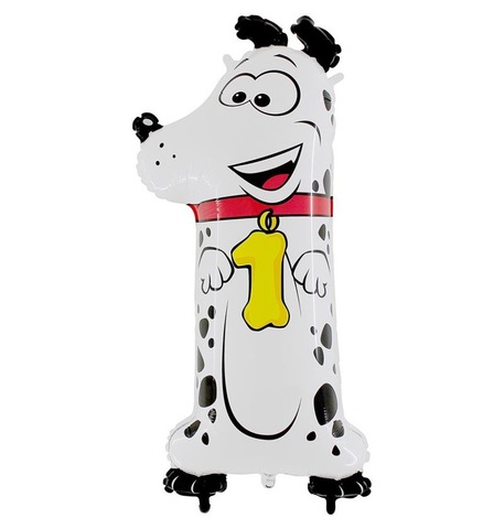 Foil balloon "NUMBER 1 DOG"