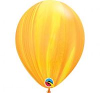 Latex balloon «yellow-orange agate»