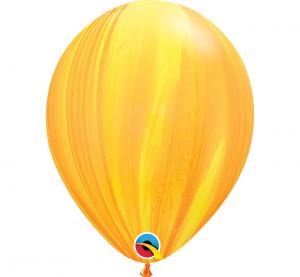 Latex balloon «yellow-orange agate»