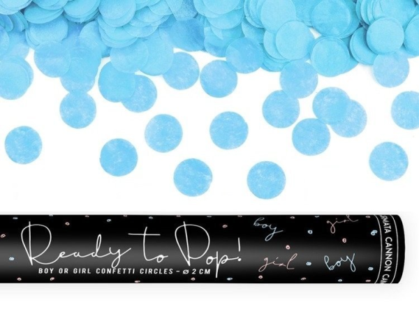 Confetti cannon "SKY BLUE"
