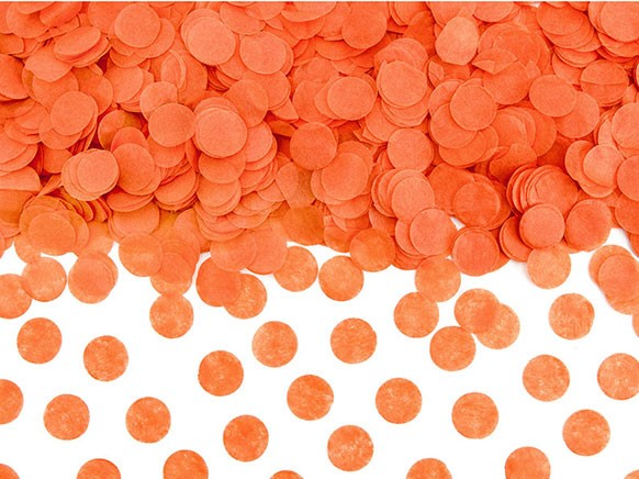 Confetti, orange