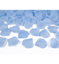 Rose petals, light blue