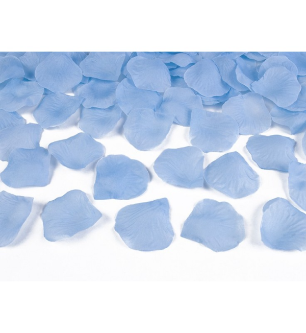 Rose petals, light blue