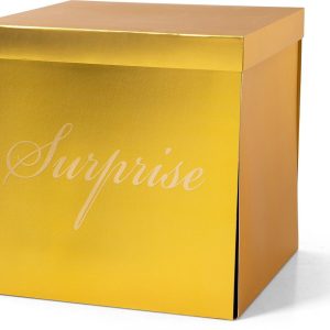 Õhupallikarp «kuldne surprise»