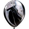 Latex balloon «black-white agate»