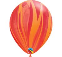 Latex balloon «orange-red agate»