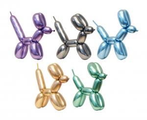 Modelleeritavad õhupallid «roheline kroom»