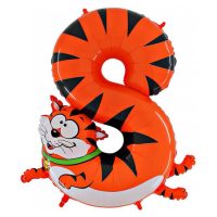 number-8-kass Foil balloon "NUMBER 8 CAT"