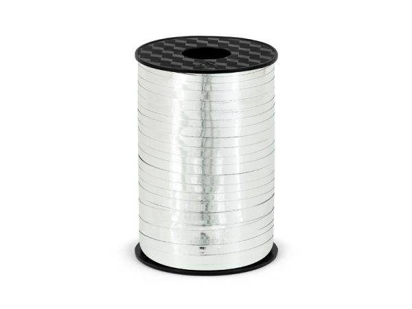 Balloon ribbon "SILVER METALLIC"