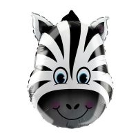 Foil balloon «ZEBRA», head