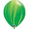 Latex balloon «green rainbow agate»