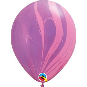 Latex balloon «black-white agate»