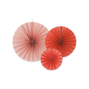 Rosettes, made of paper, green