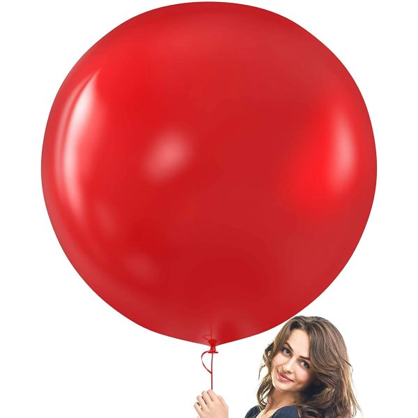 suur-punane-ohupall Latex balloon «giant red»