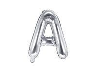 Foil balloon letter «A», silver