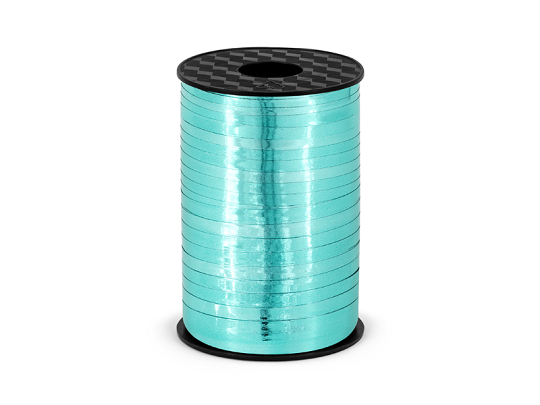 Balloon ribbon "TURQUOISE METALLIC"