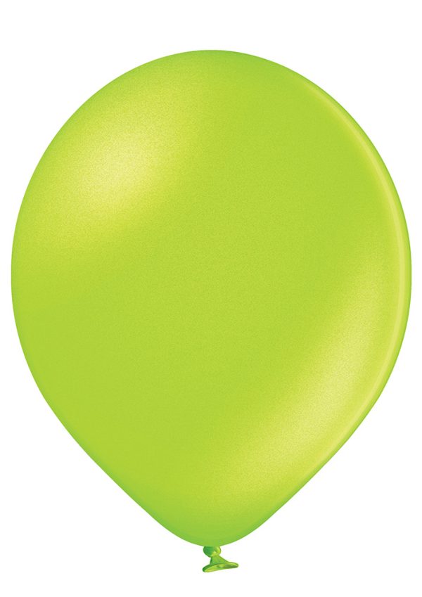 unaroheline-metallik-078 Latex balloon «apple green metallic»