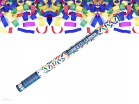 Confetti cannon "COLORFUL QUADRANGLES"